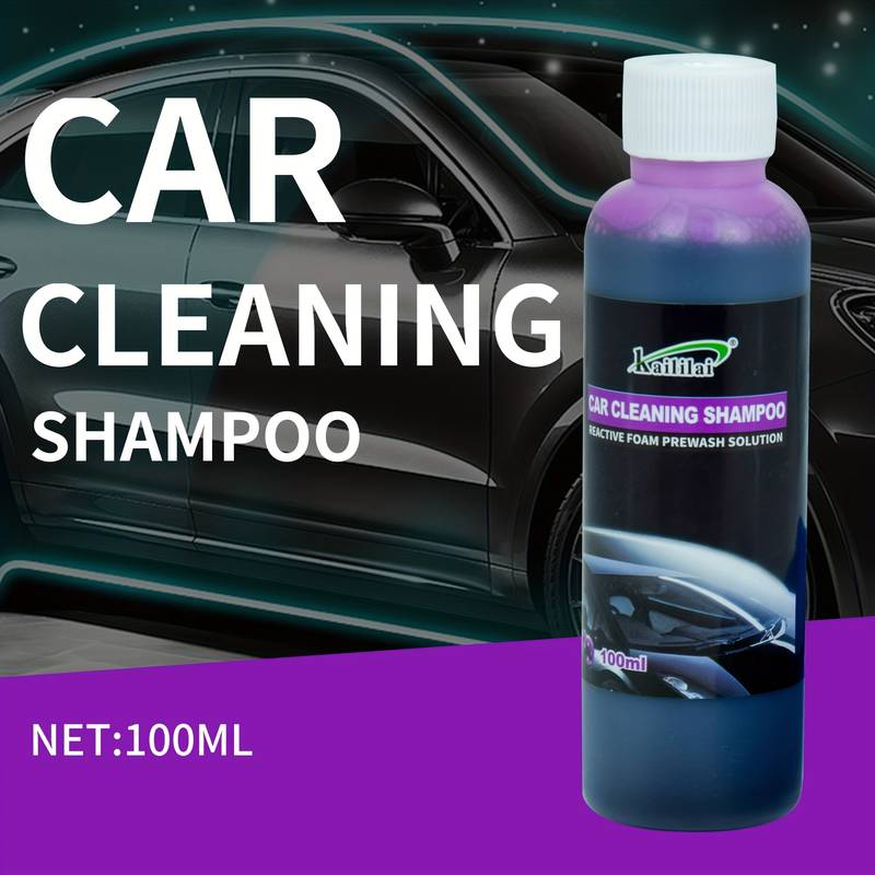 100ml Car Wash Shampoo Ceramic Coating Car Polish Cleaner Quick Remove Dirt  Grime And Grease Car Detailing Cleaning Tools